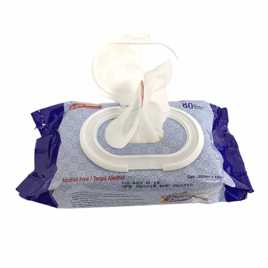 중국 사용자 지정 40g 무게 80 PCS 아기 유기 생분해 성 대나무 아기 물티슈에 대 한 친환경 자연 Compostable 물 물티슈